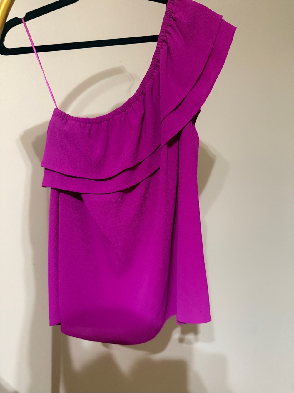 One-Shoulder Ruffle Top